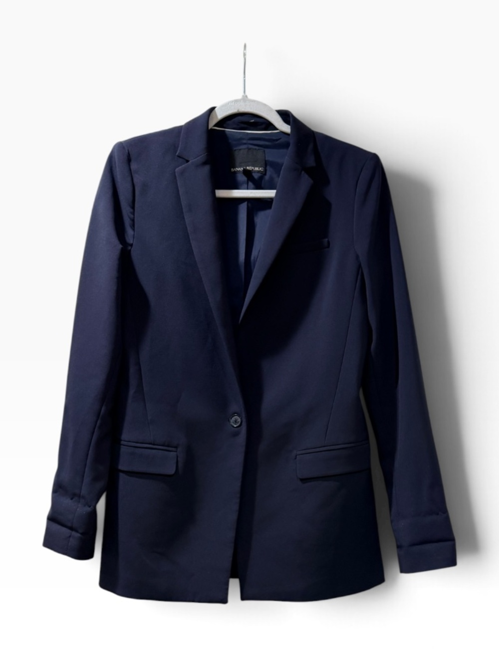 Banana Republic Navy blue blazer Suit Jacket Women's Size 6 Tall